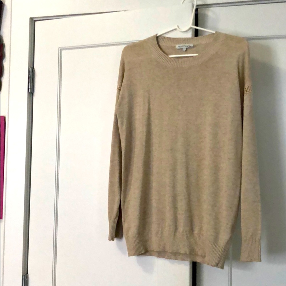 Heartloom Beige Long Sweater